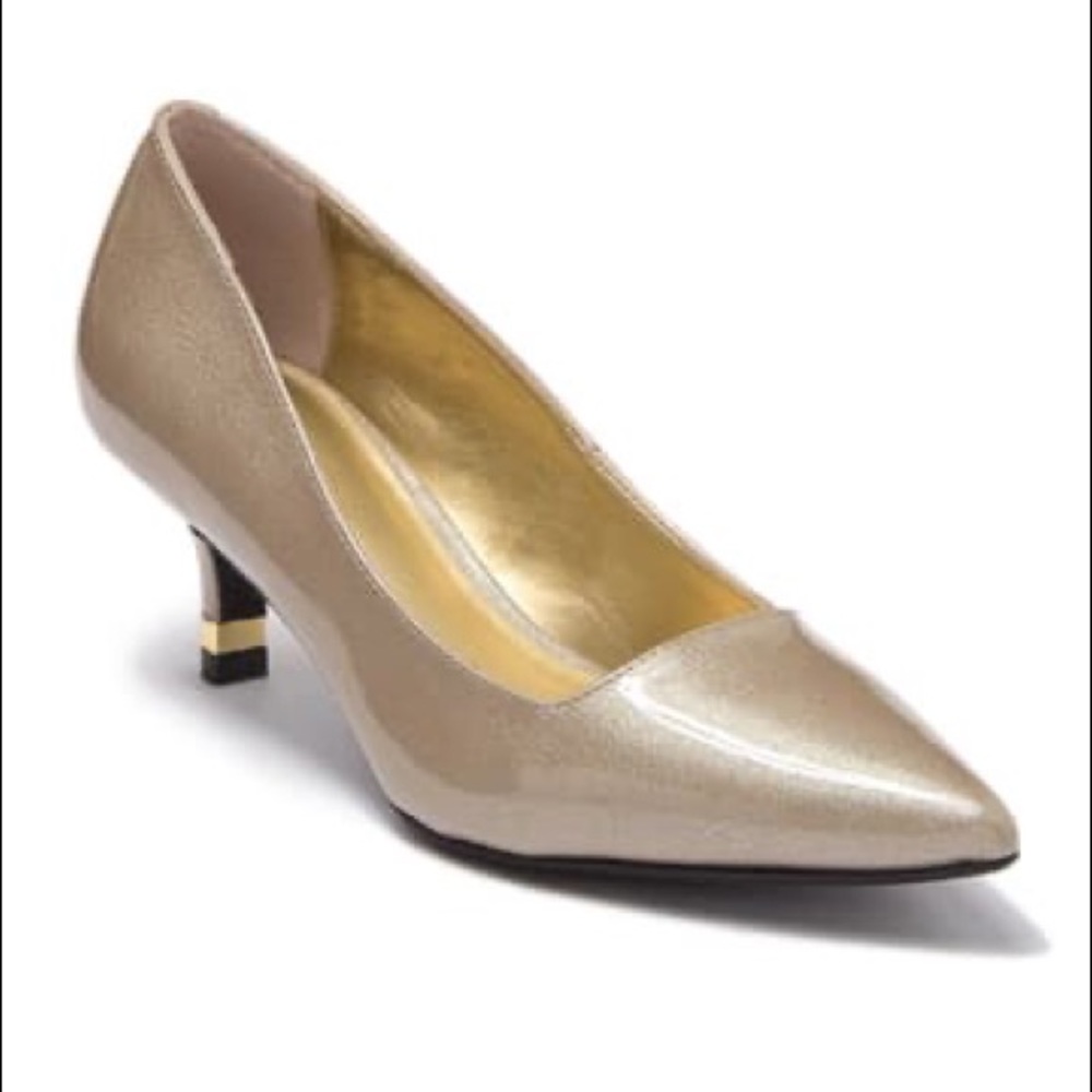 J. Renee Braely JJ kitten heel pump